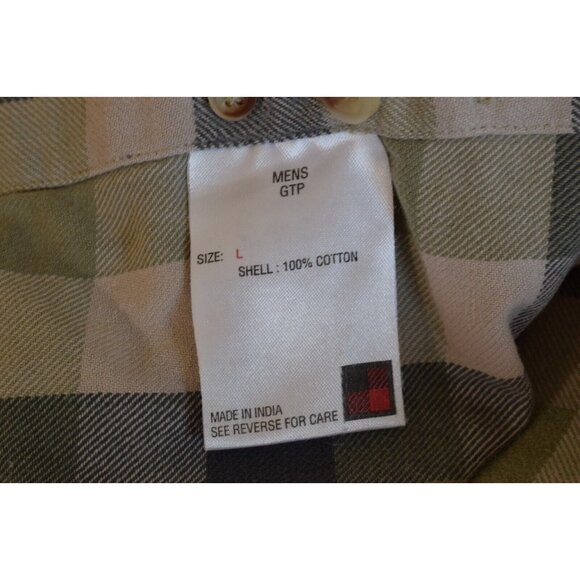 Worrrn Menswear Y2K All Cotton Woolrich shirt  size‎ L - Picture 8 of 12